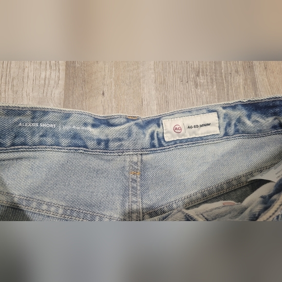 Ag Adriano Goldschmied Alexxis High Rise Wedgie Shorts SZ 29 - Picture 4 of 6